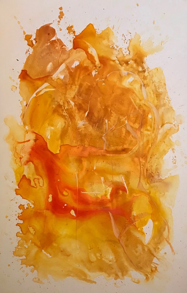 Akvarell på yupopapper 66x102 cm