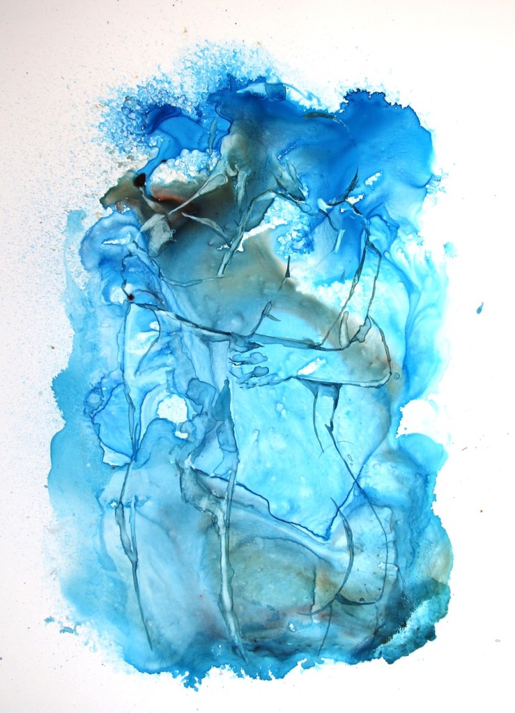 Akvarell på yupopapper