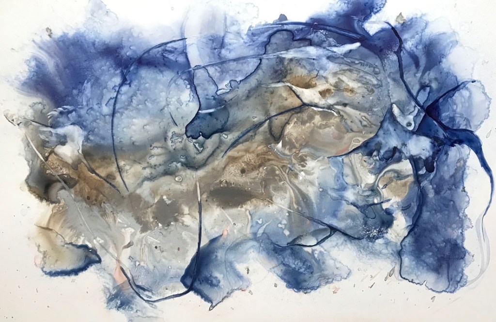 Akvarell på yupopapper